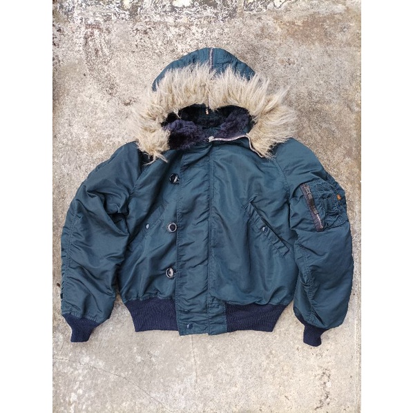 Alpha Industries Jacket flying man's heavy Attached hood N-2B