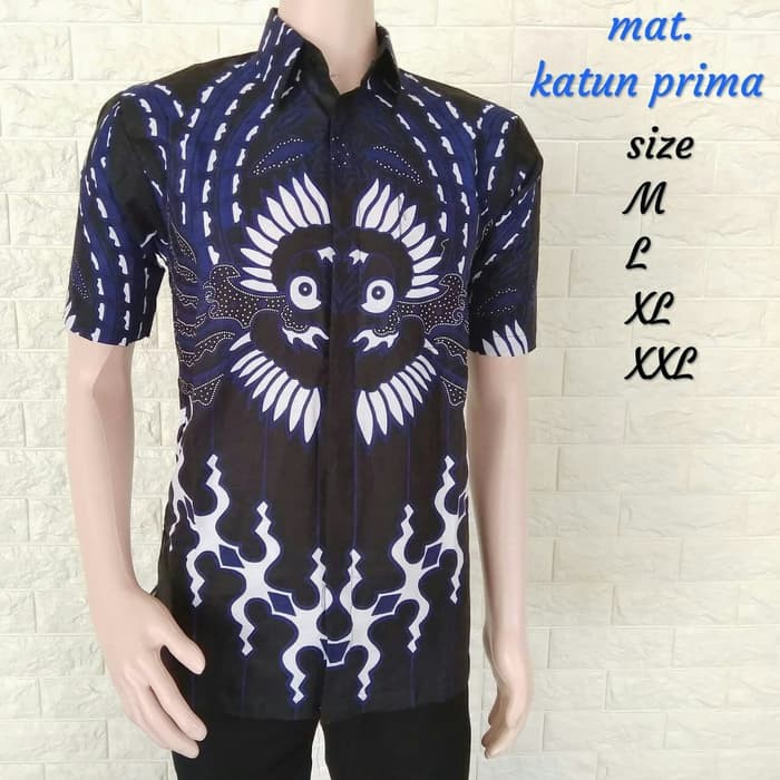 Model Baju Batik Kantor | Kemeja Batik Pria | Kemeja Batik Pekalongan - Merah