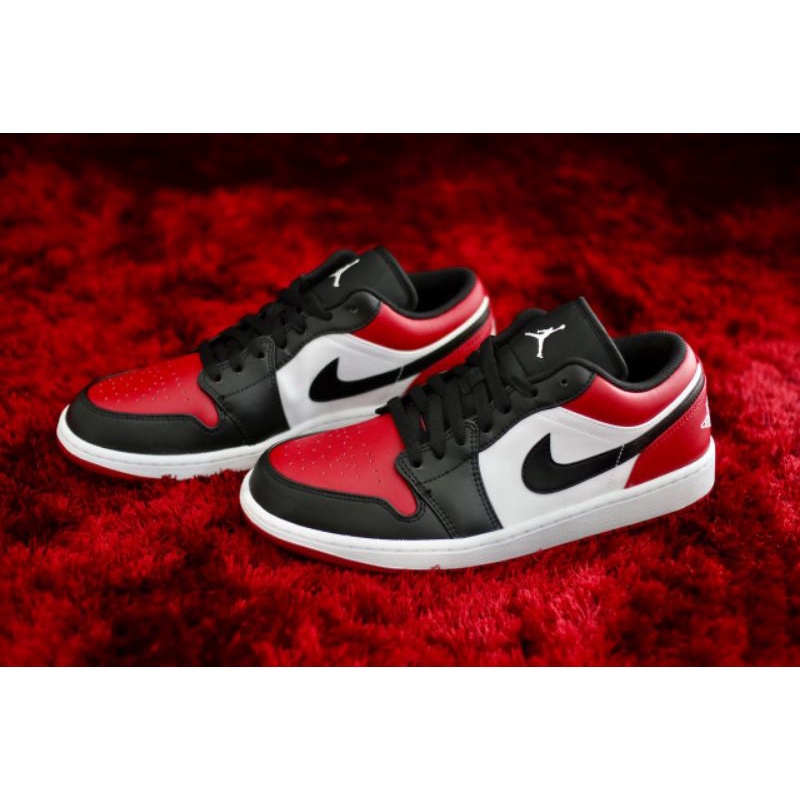 JORDAN 1 LOW BRED TOE