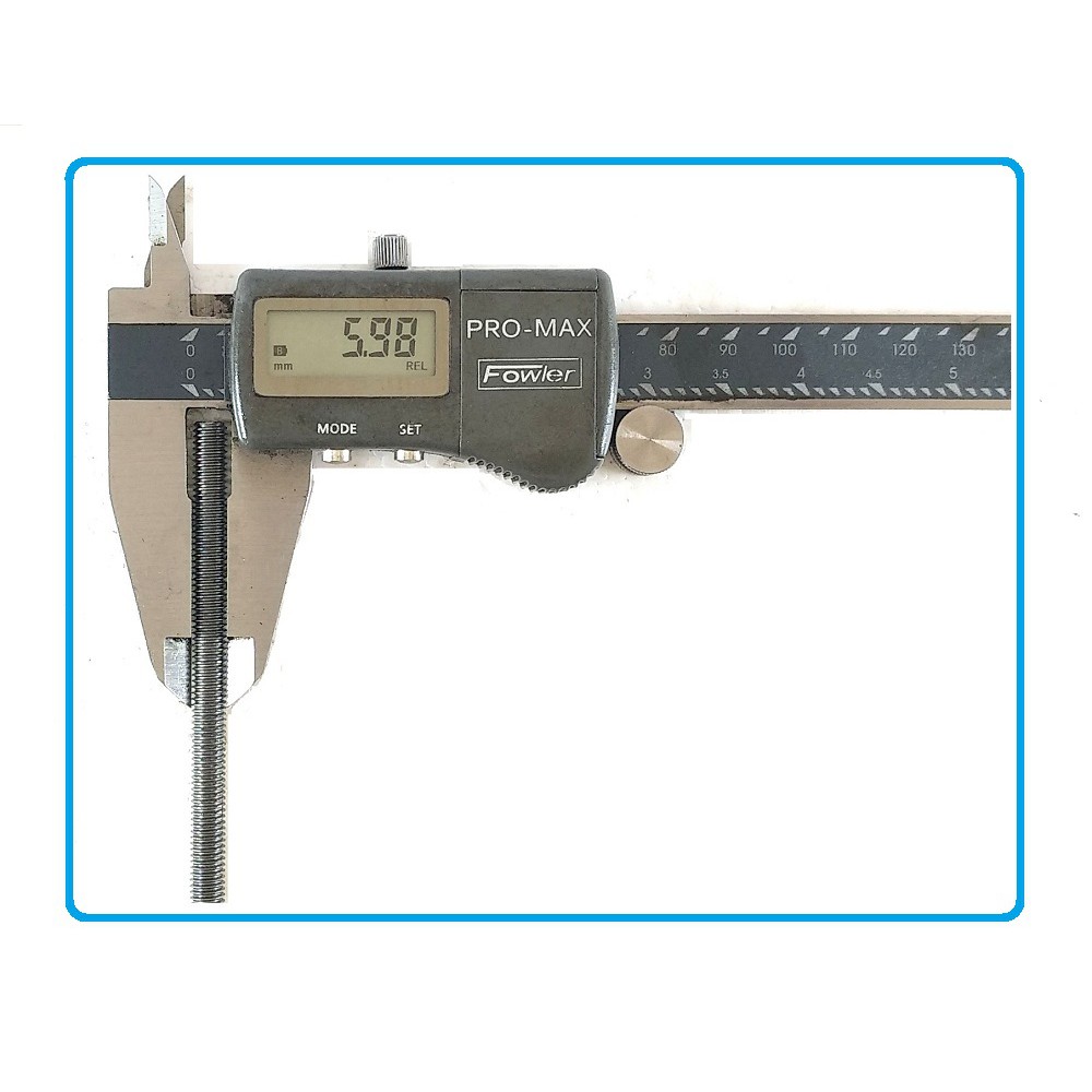 As Full Drat Baut Stainless Long Thread Bolt Stut Bolt M6 X 1 Meter