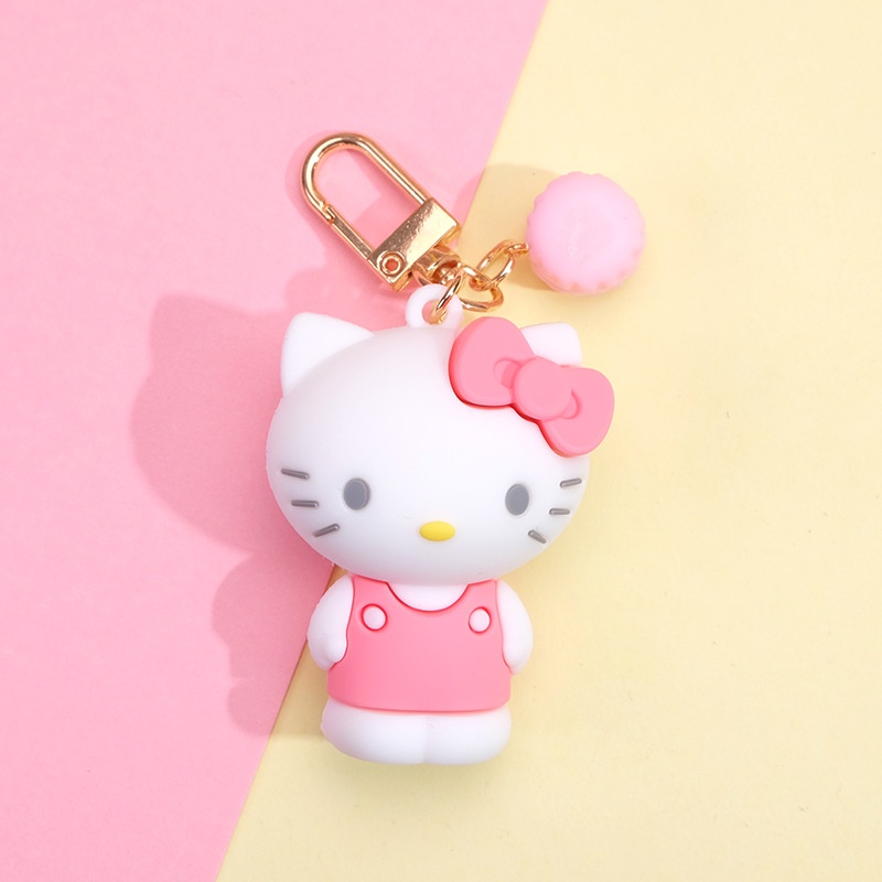 2022 Gantungan Kunci Bentuk Boneka Kartun Hello Kitty / Puding / Melody Untuk Hadiah Anak / Dewasa