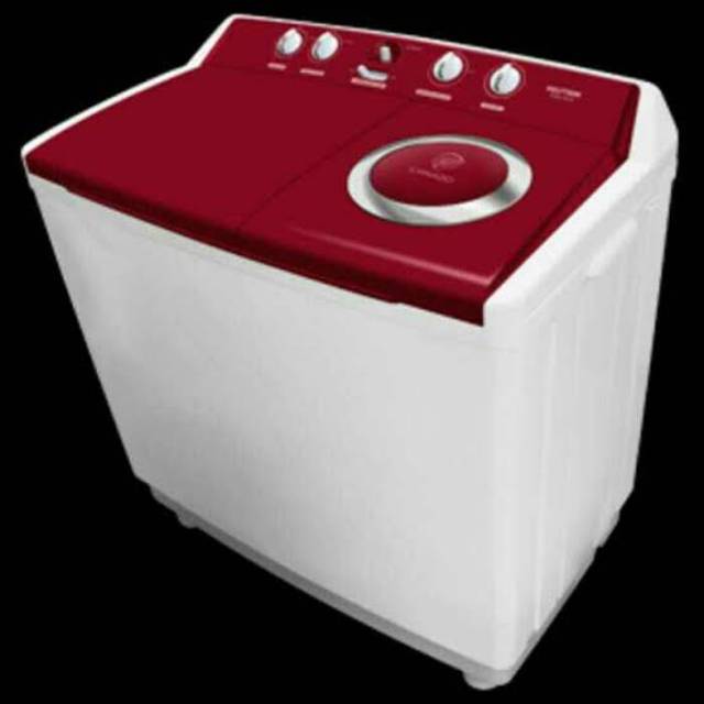 POLYTRON Mesin Cuci 14 kg PWM1402 Mesin Cuci 2 Tabung [Twin Tub Washer]