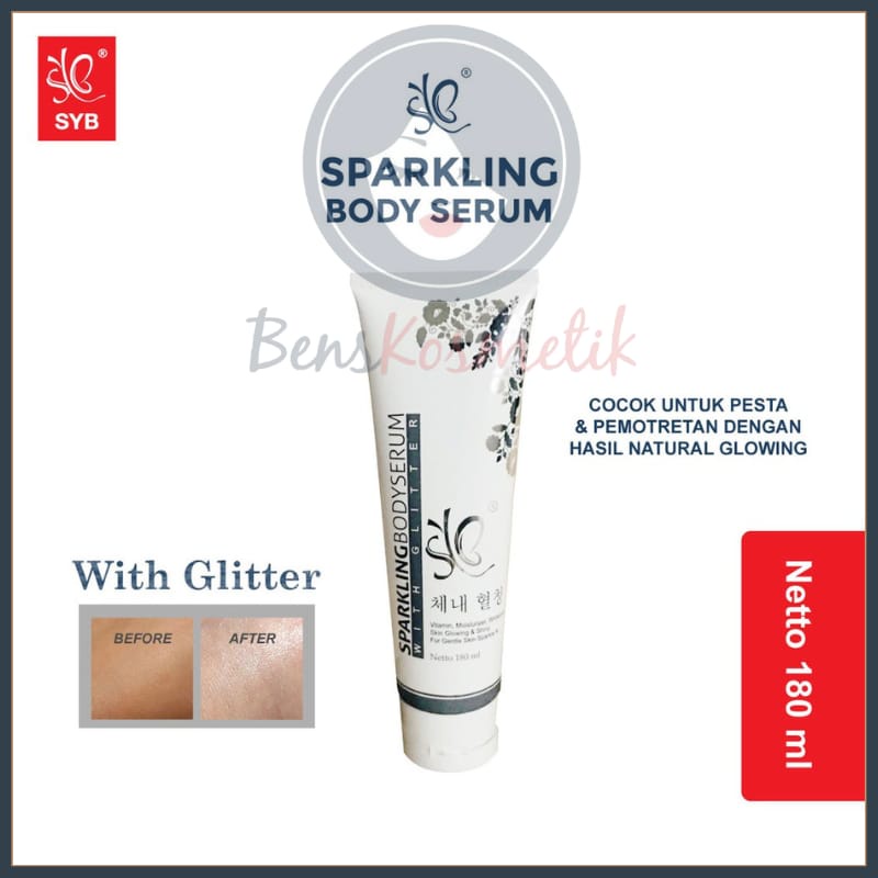 [PUTIH] SPARKLING BODY SERUM BY SYB BPOM / pemutih tubuh instant glow