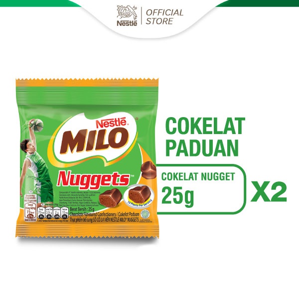 

MILO Coklat Nuggets 25g x 2pcs