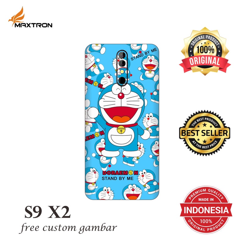 GARSKIN/STICKER HANDPHONE MAXTRON S9 X2 CUSTOM