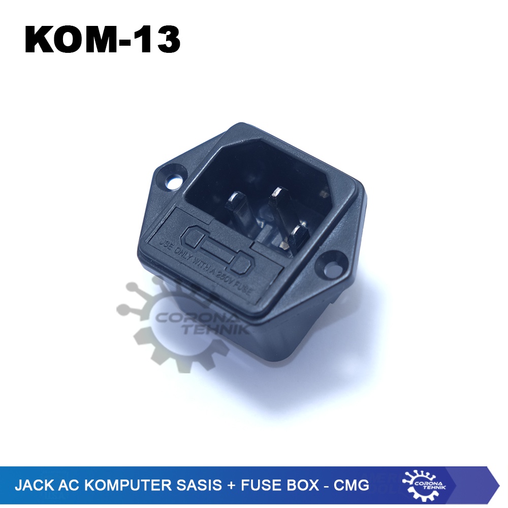 CMG - Jack AC Komputer Sasis + Fuse Box