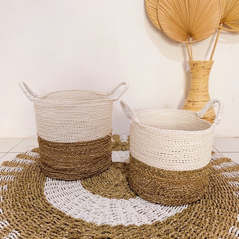 Keranjang Seagrass Laundry Basket of 2