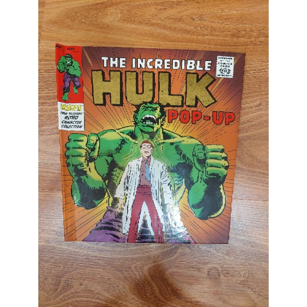 PRELOVED buku pop-up The Incredible HULK buku anak bahasa inggris