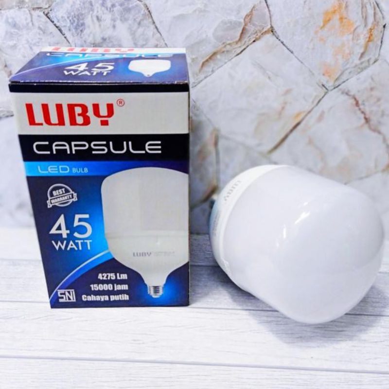 COD Lampu LED 45 Watt Capsule Merk Luby Cahaya Putih/Lampu Luby 45Watt