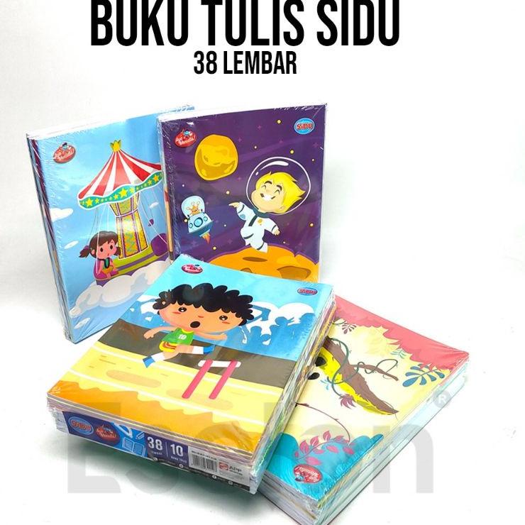 

Kekinian - 10pcs Buku Tulis SIDU 38lembar / 1pack Buku Tulis SIDU 38lembar