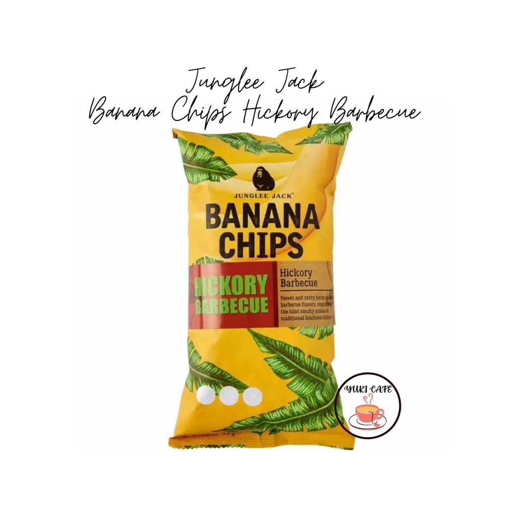 

KERIPIK - JUNGLEE JACK BANANA CHIPS HICKORY BARBECUE