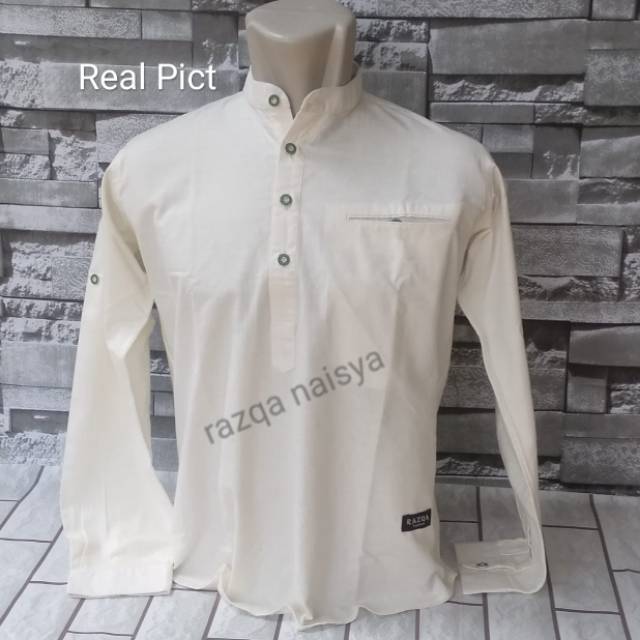 Kemko Pria polos tangan panjang / Kemko / Kemeja lengan panjang kemko