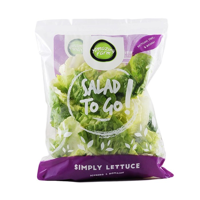 

Salad To Go Simply Lettuce 150 gram Amazing Farm