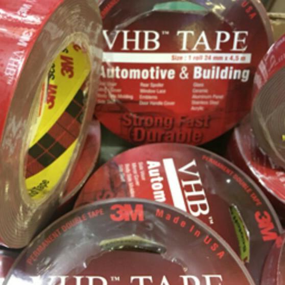 

➹ DOUBLE TAPE 3M MERAH 24 MM 1 INCH MERAH VHB TAPE AUTOMOTIVE TAPE ←