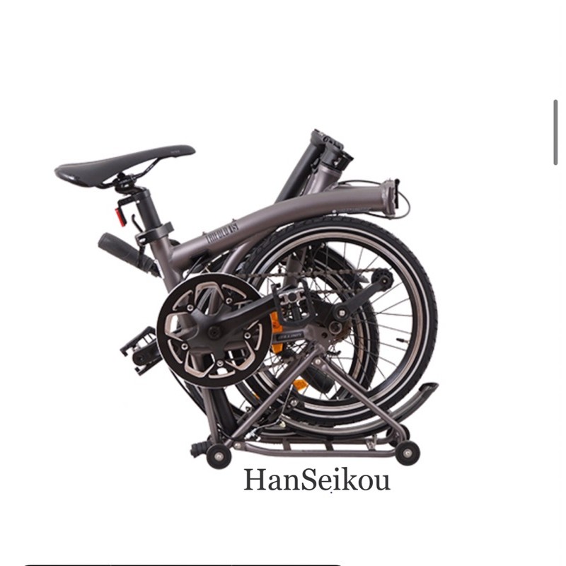 trifold 1s sepeda lipat model brompton grey
