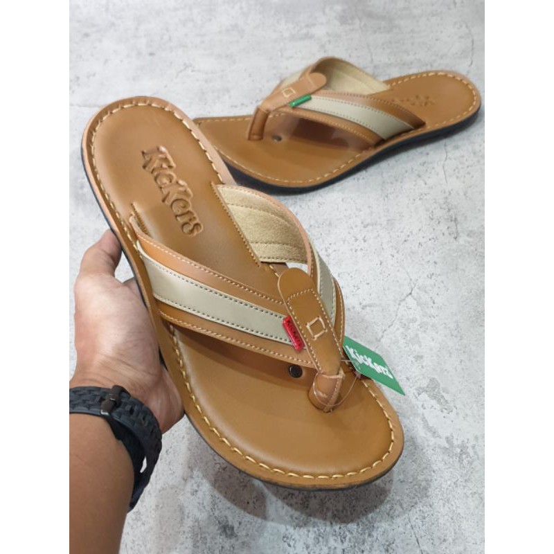 Sandal Kickers Casual -Sandal Kulit Kickers - Sandal Kickers Pria