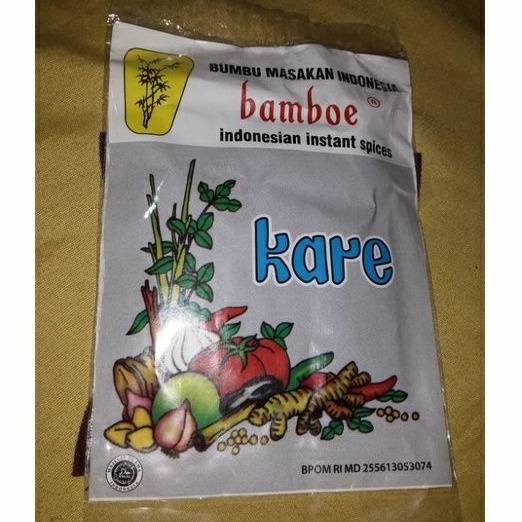 

Bumbu Bamboe bambu KARE ( kemasan lama putih besar ) exp april 2026