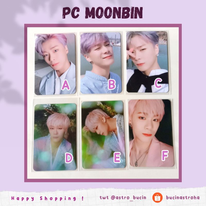 Photocard Moonbin Astro PC All Light Gateway Official