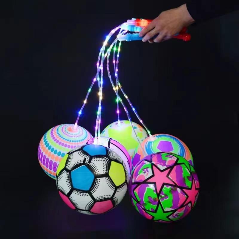 MAINAN BOLA KARET LAMPU MENYALA / MAINAN ANAK-ANAK BOLA LED