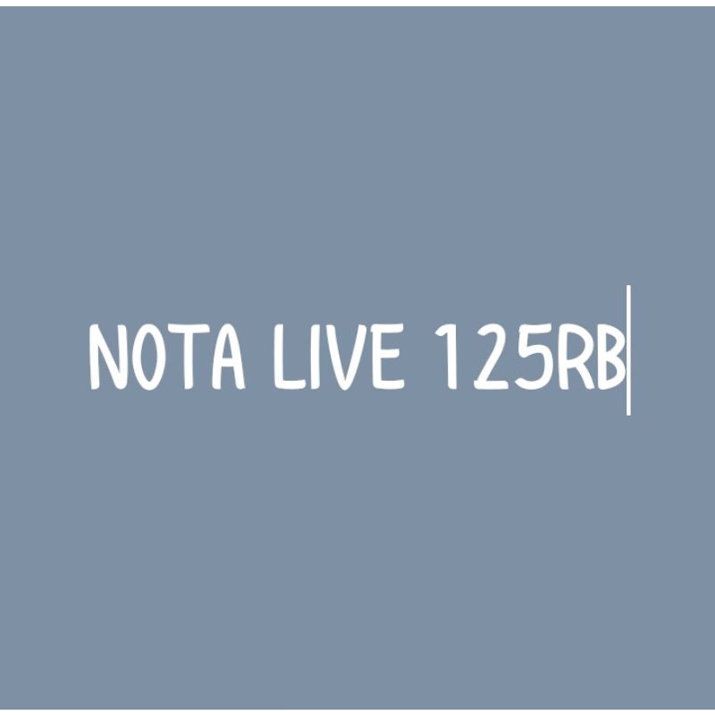 

NOTA LIVE 125RB