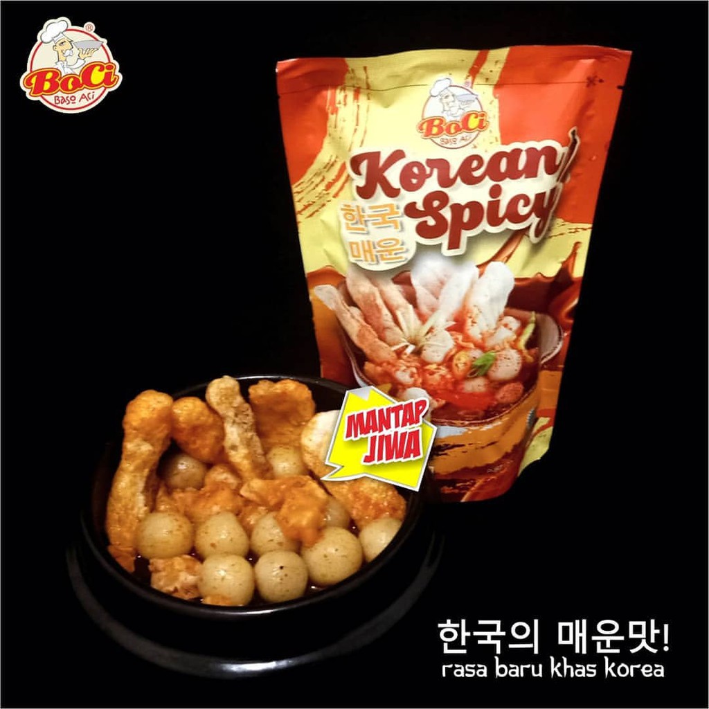 

Boci Korean Spicy Baso Aci Asli Garut Pedas