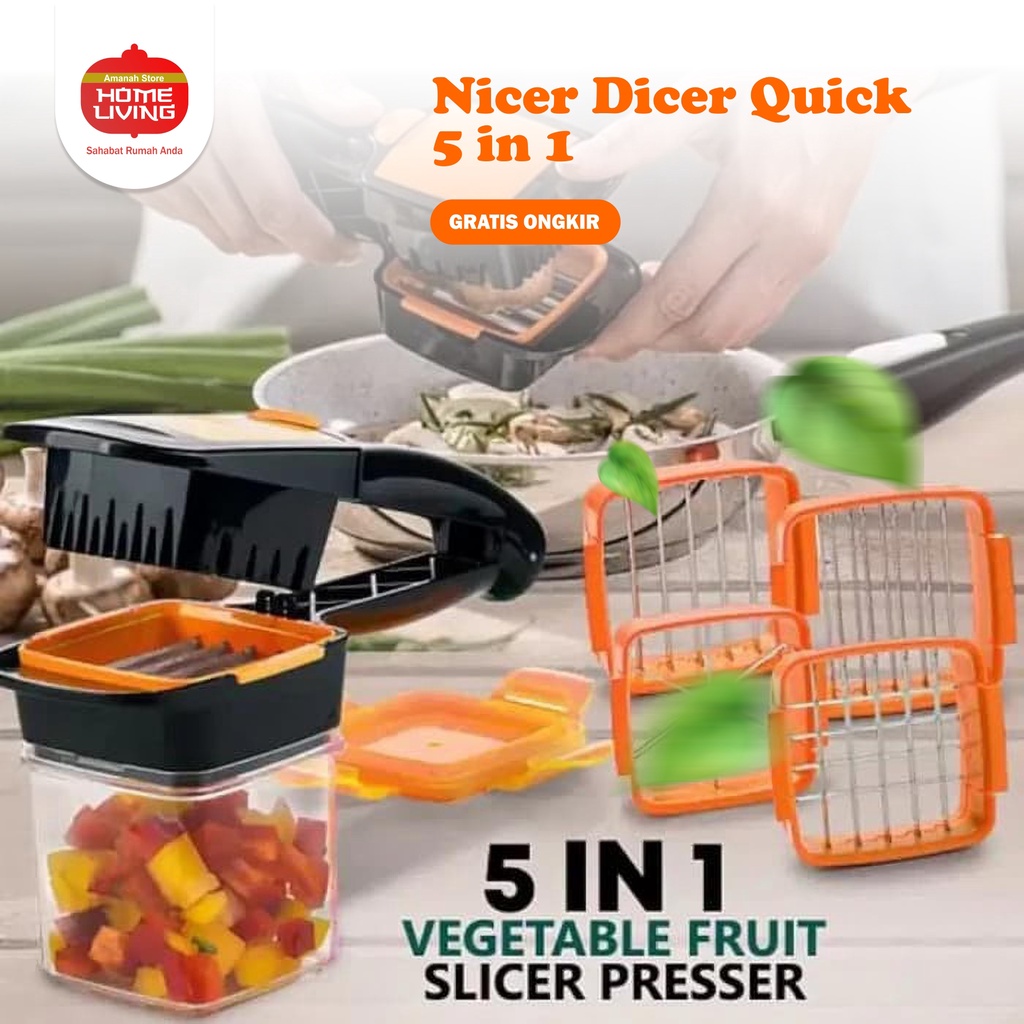 Pemotong sayuran serbaguna parut sayur peralatan perlengkapan dapur perabotan rumah tangga murah