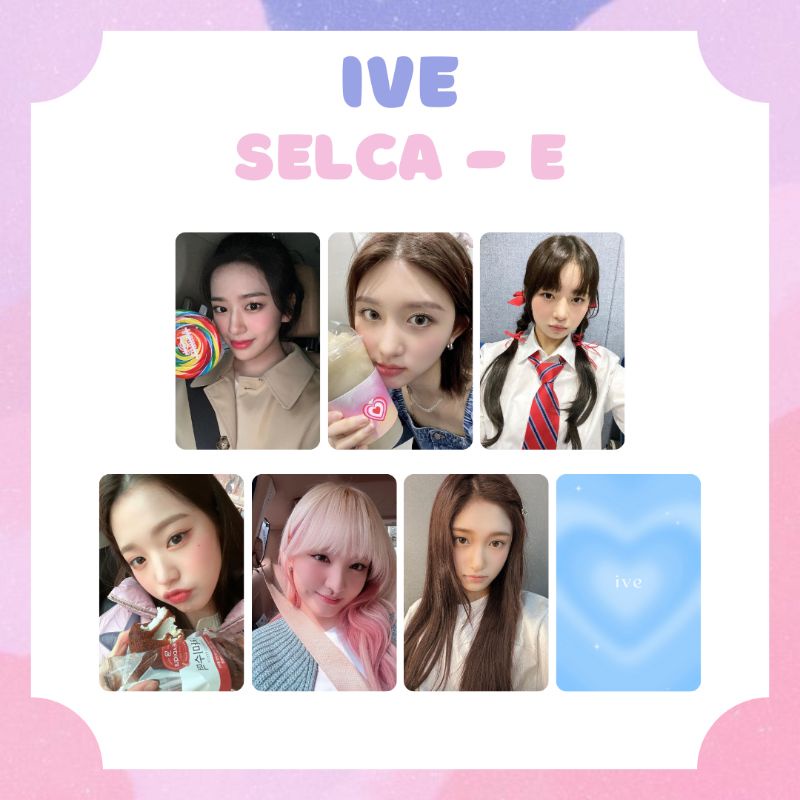 [IVE] PHOTOCARD SELCA IVE YUJIN GAEUL REI WONYOUNG LIZ LEESEO ‼️ BACA DESKRIPSI ‼️