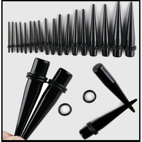 TUNNEL PLUG EAR PEMBESAR LUBANG ANTING TELINGA BODY PIERCING