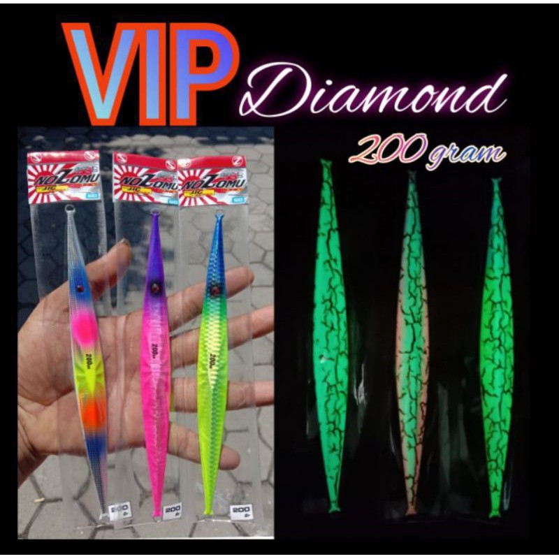 Metal Jig VIP Diamond Glow In The Dark 200 gram