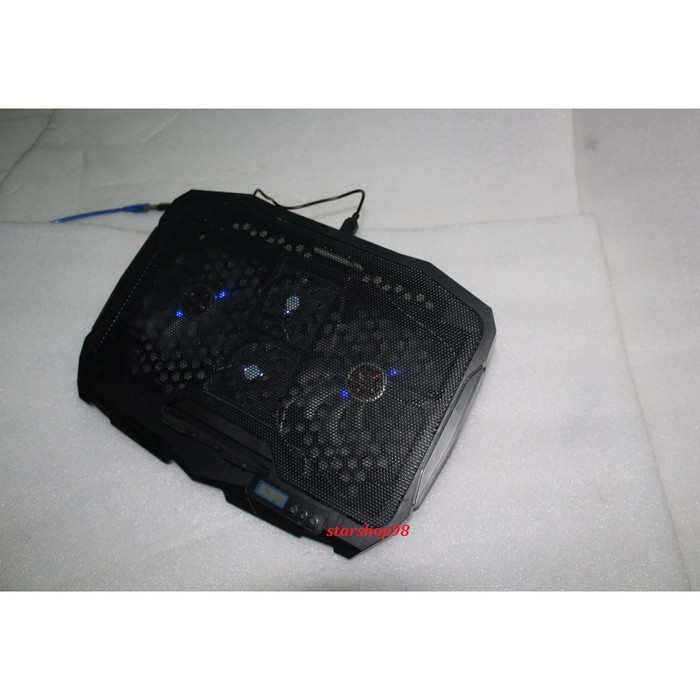 COOLING PAD GAMING LAPTOP NOTEBOOK 4 FANS SUPER KENCANG COOL S18-