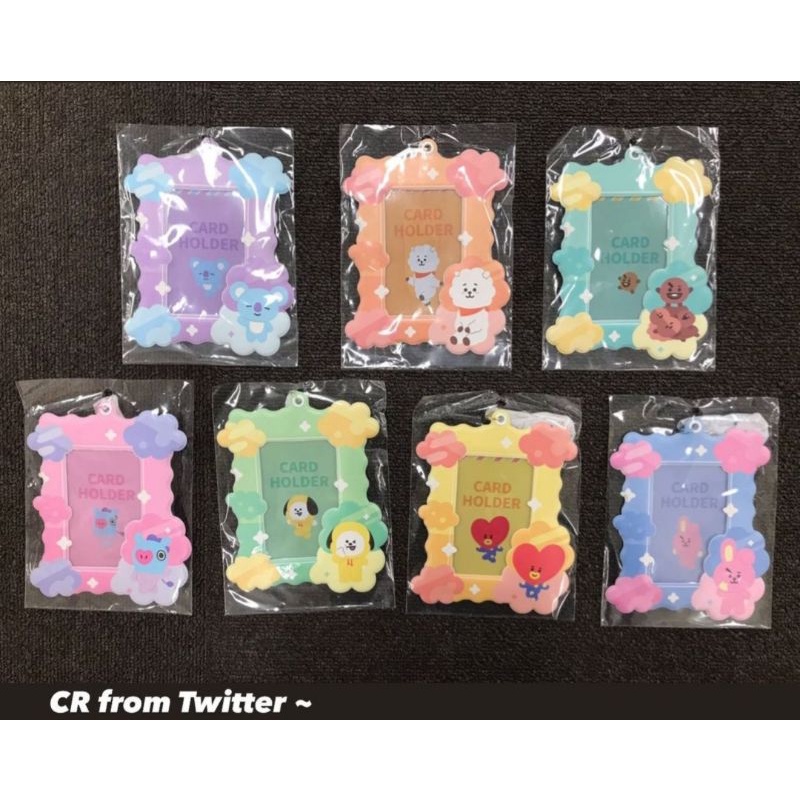 OFFICIAL BT21 JAPAN PHOTOCARD HOLDER RJ TATA COOKY CHIMMY SHOOKY KOYA MANG