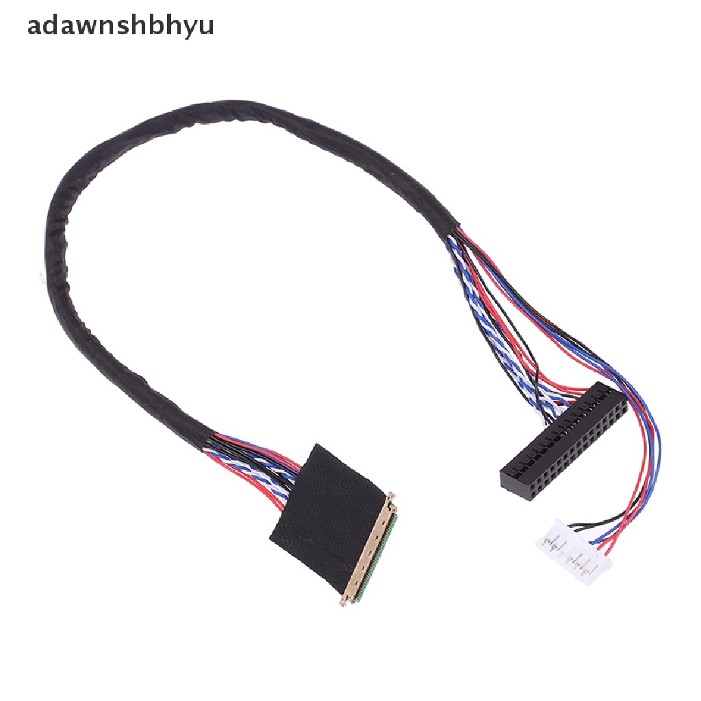 Adawnshbhyu 1PC New Arrival 40pin 1chanel 6bit Kabel Layar LVDS LCD LED Untuk Display