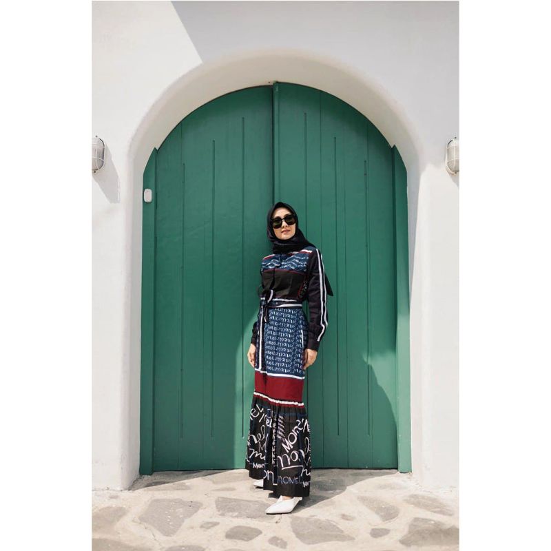 Mix Typo Dress by Monel