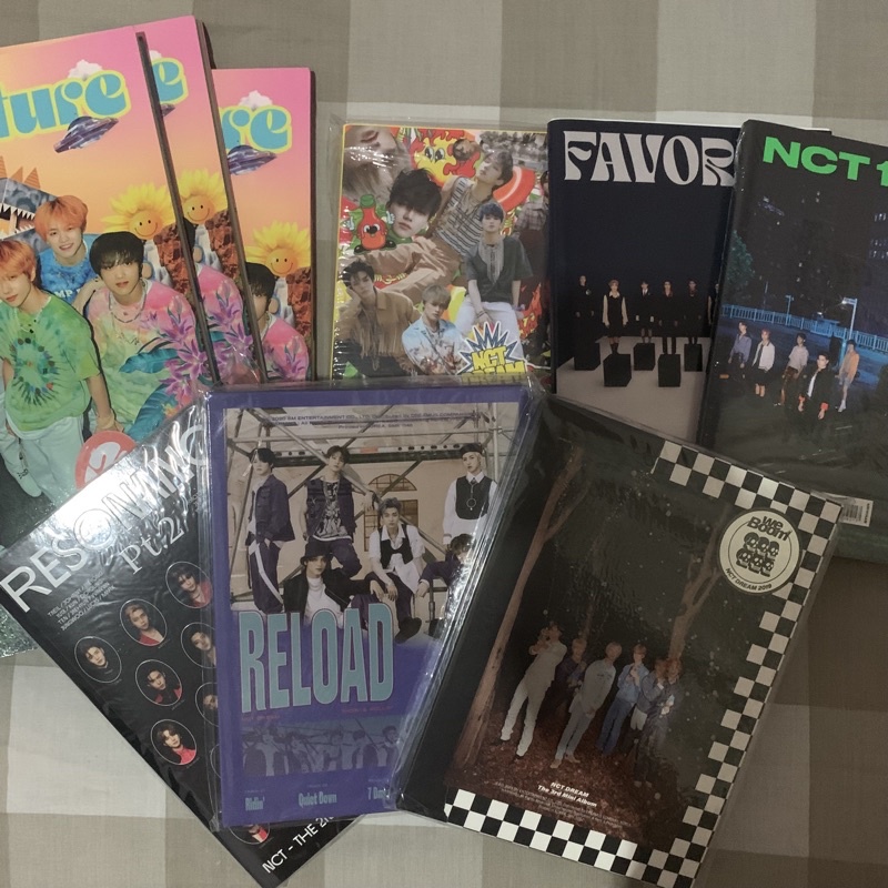 NCT ALBUM Sticker Favorite Hello Future Resonance Beatbox Digipack Reload We Boom Punch Hot Sauce Gl