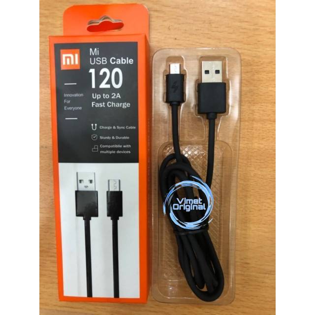 Kabel Data Xiaomi USB Micro / Andoroid V8 2.A