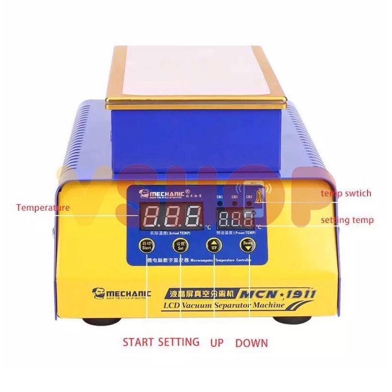 MESIN PEMISAH KACA TOUCHSCREEN - LCD VACUM SEPARATING MECHANIC MCN-1911