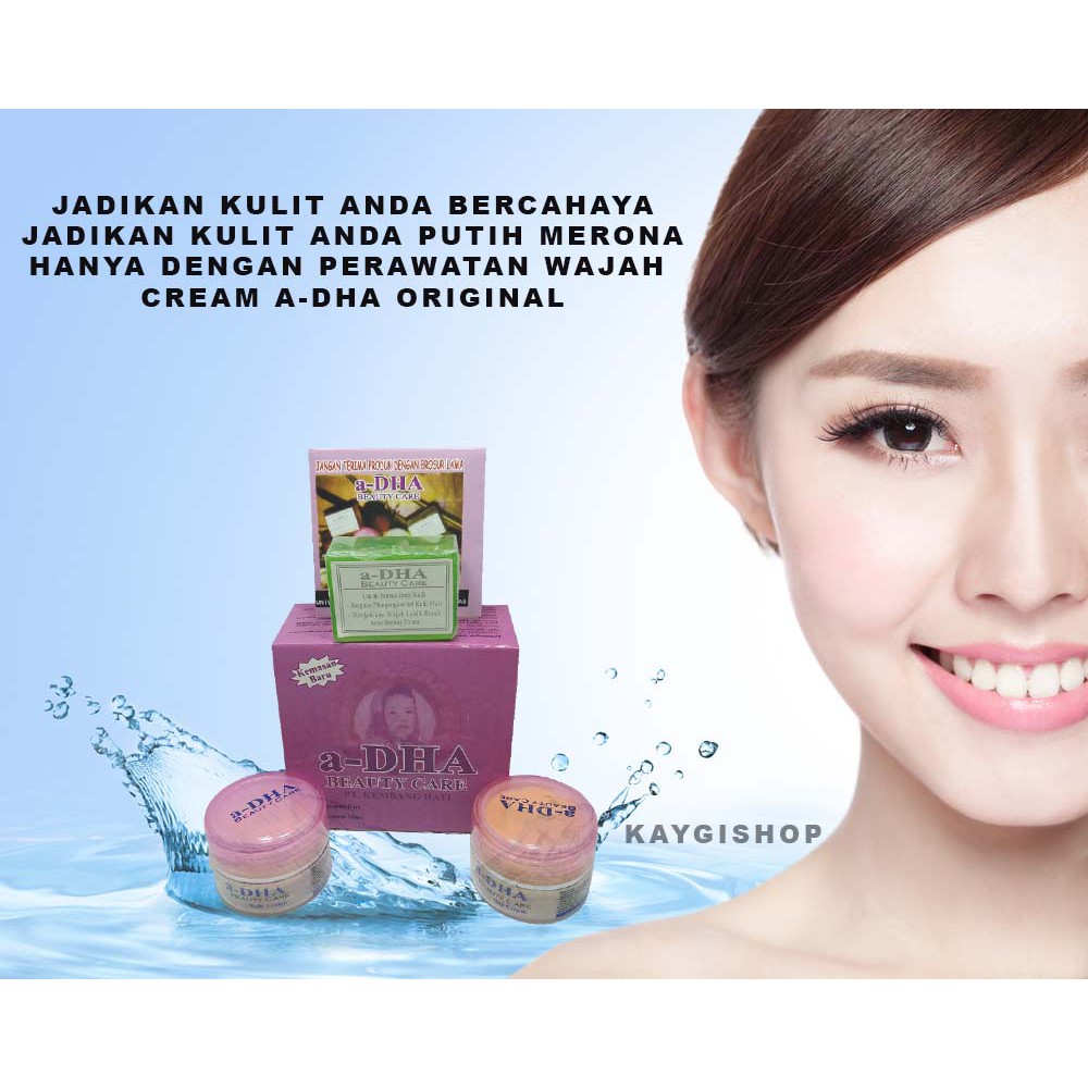 Cream Wajah A DHA ORIGINAL BPOM ( KEMASAN BOX )