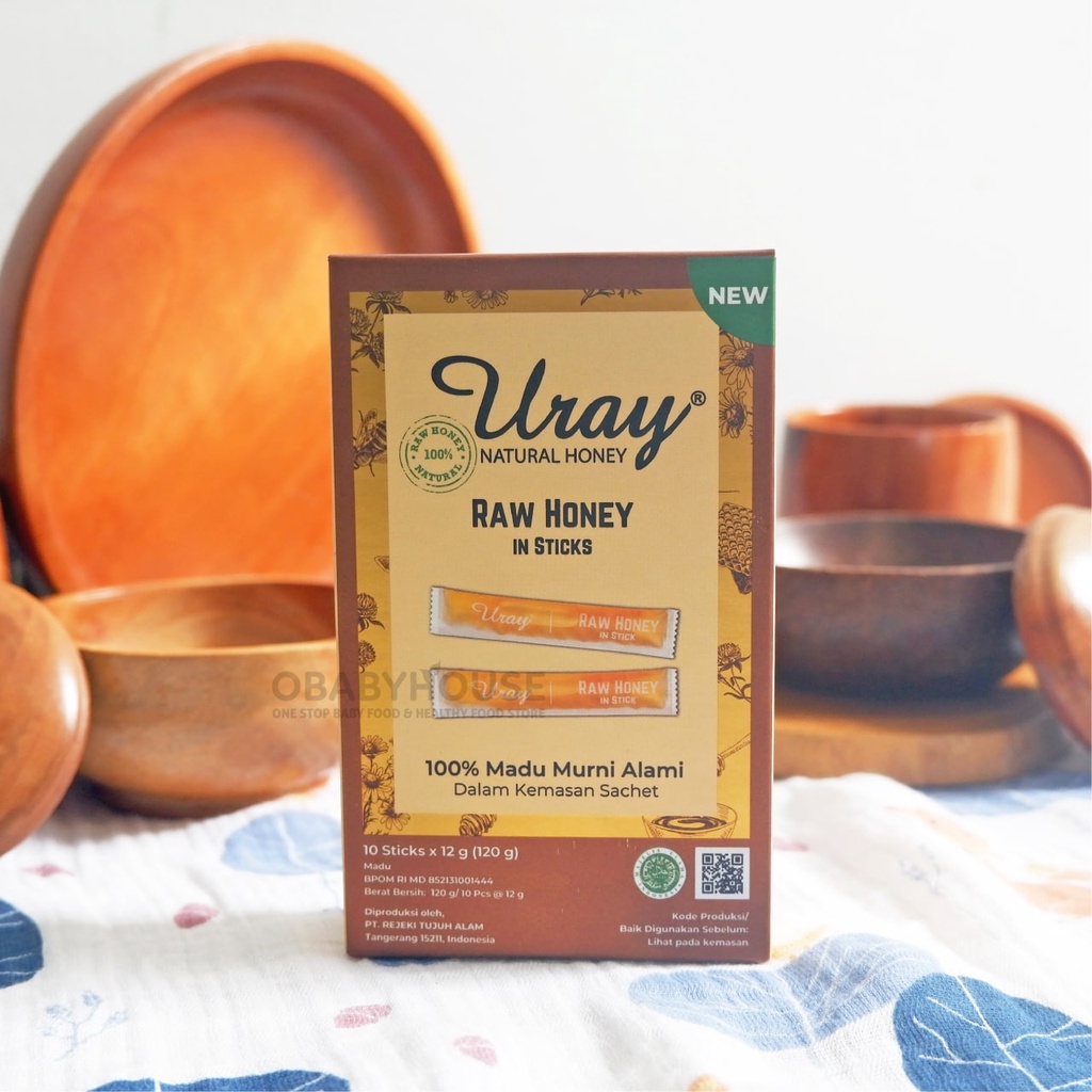 Madu Uray Sachet - RAW HONEY IN STICKS 120 gr