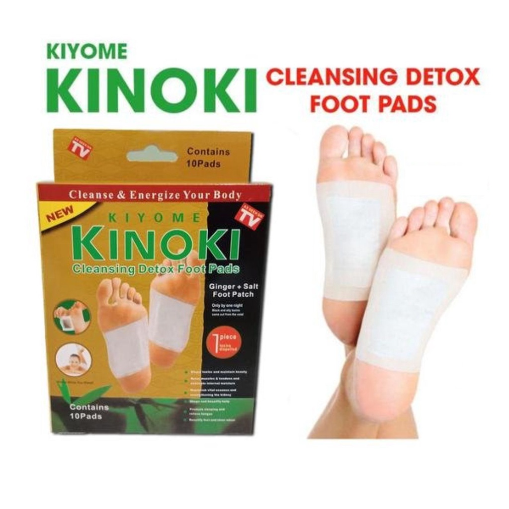 Kinoki Koyo Detox Foot Pads Penyerap Racun Tubuh Alami Ginger Salt 100%