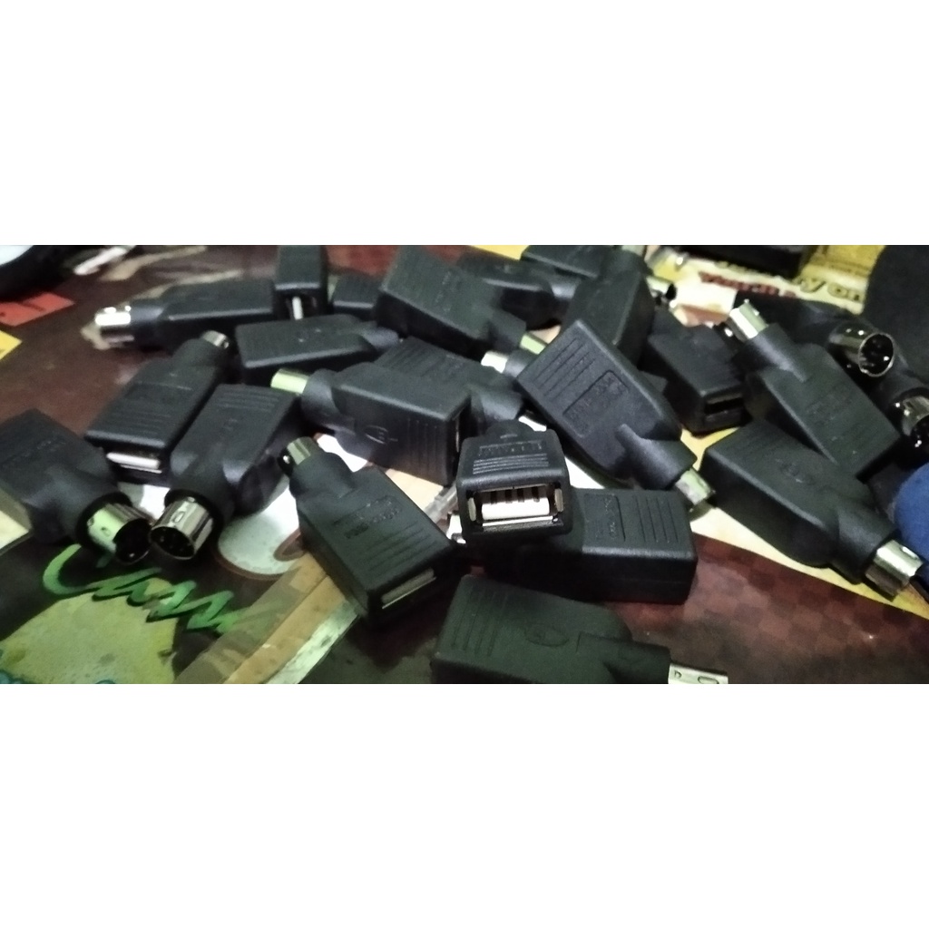 Jual Converter USB to PS2 ADAPTER GAME CONSOLE USB Female To PS2 Male
