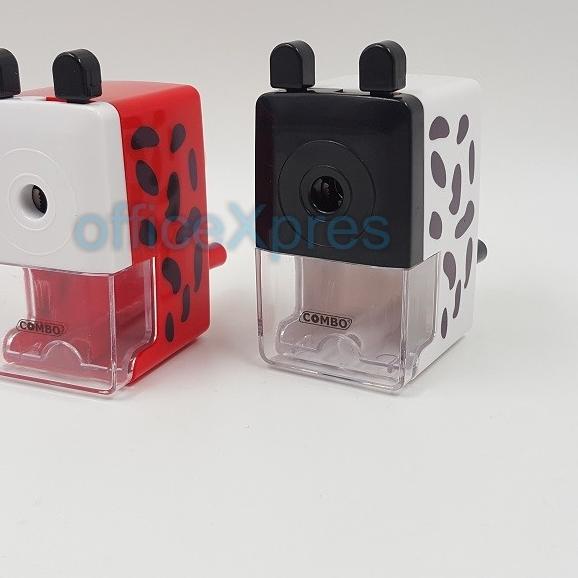 

✫ Serutan Pensil / Rautan Putar / Sharpener Pencil 811 - Animals Combo - Putih ✳