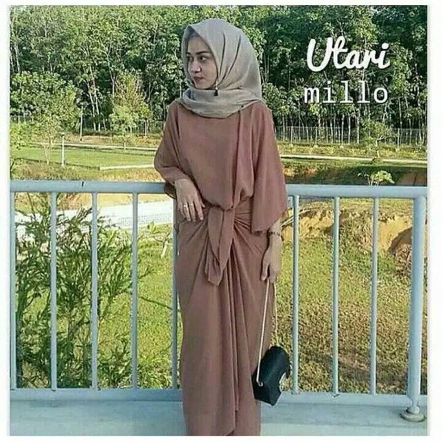 MURAH BAGUS BERKUALITAS hot PROMO ANGGUN SYARI JILBAB GAMIS MERAH MAROON PAKAIAN MUSLIM BUSAN X6T7
