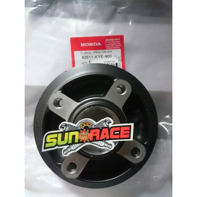 DUDUKAN NAP GEAR GIR BELAKANG MEGAPRO NEW MONO VERZA ORIGINAL