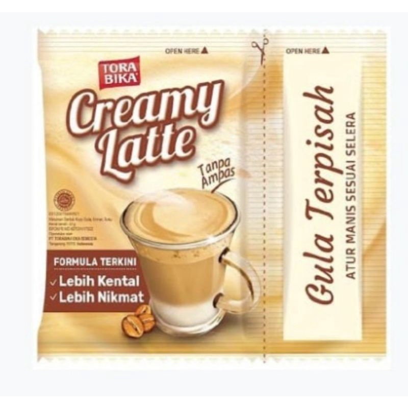 

Tora Bika Creamy Latte 1 renceng isi 10