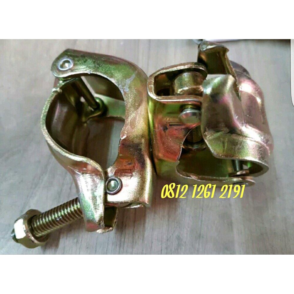 Scaffolding Clamp Coupler Swivel - Clamp Steger Klem Pipa Scafoldin