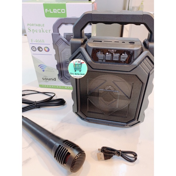 Speaker + mic karoke Fleco F4668