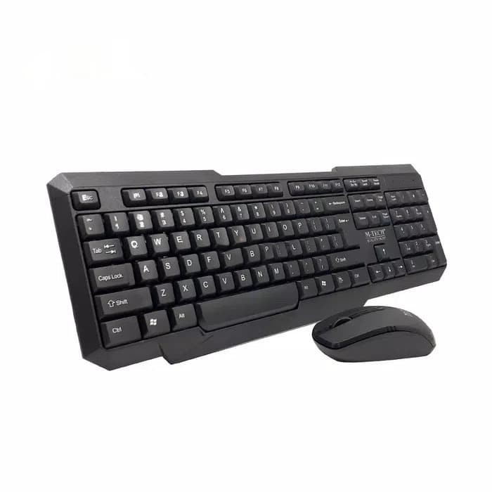 Paket Keyboard Wireless Mouse MTech STK-04 M-Tech STK04 Combo