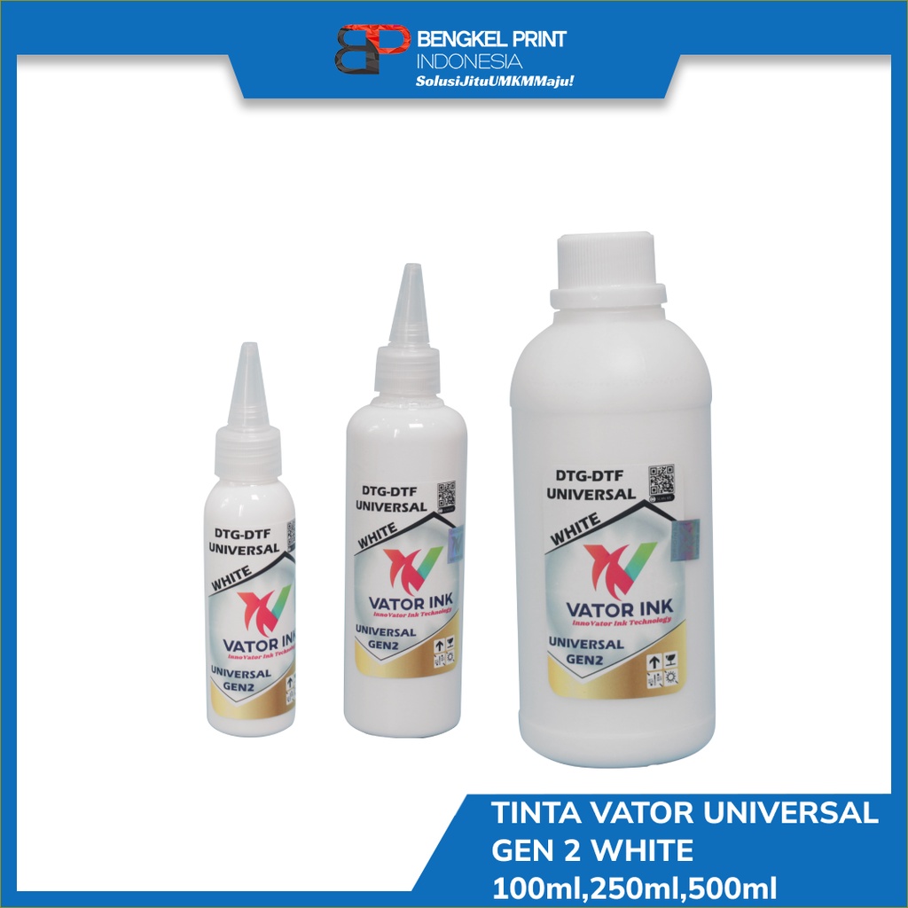 TINTA VATOR UNIVERSAL GEN 2 WHITE | TINTA SABLON DTG DTF DST | TINTA DTF DTG