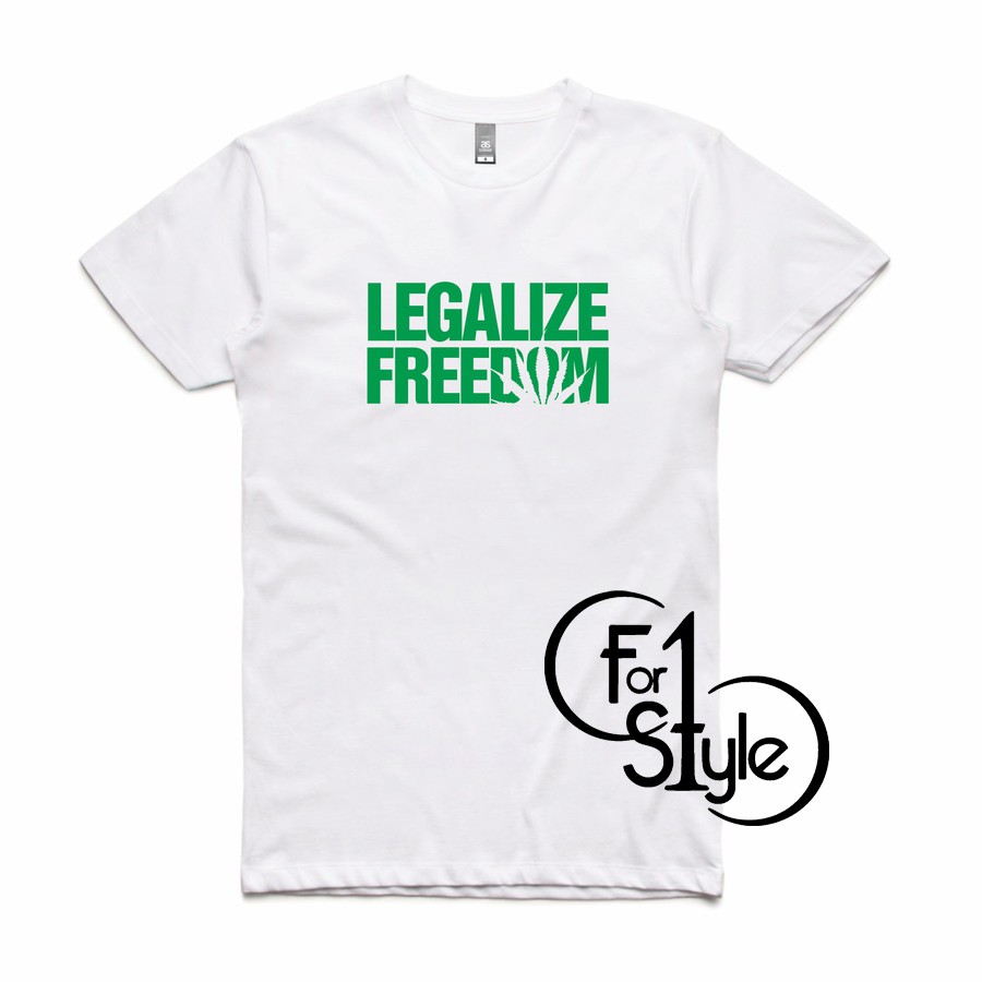 T-SHIRT KAOS LEGALIZE FREEDOM