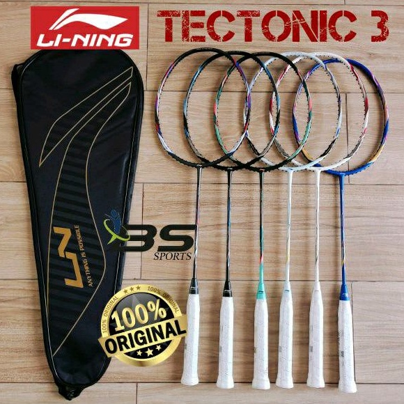 RAKET BADMINTON LINING TECTONIC 3 ORIGINAL